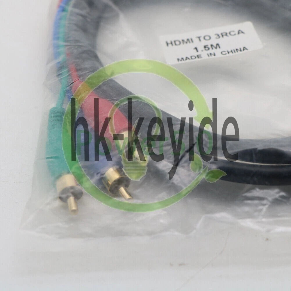 AV Connection Cable Adapter For HDTV DVD HDMI Male to 3 RCA Video Audio 1PCS