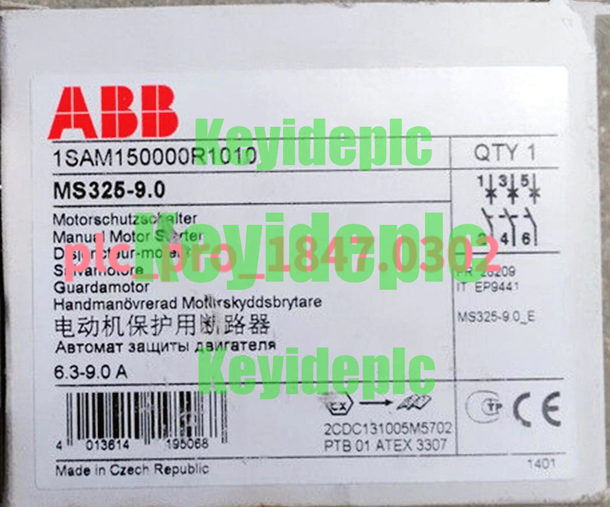 MS325-9.0 1PCS ABB MS325-9.0 1SAM150000R1010 6.3-9.0A Fast ship #k