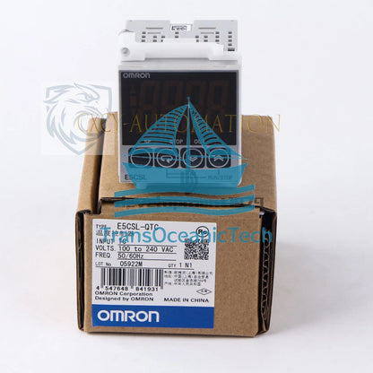 One Omron Temperature Controller E5CSL-QTC 100-240VAC