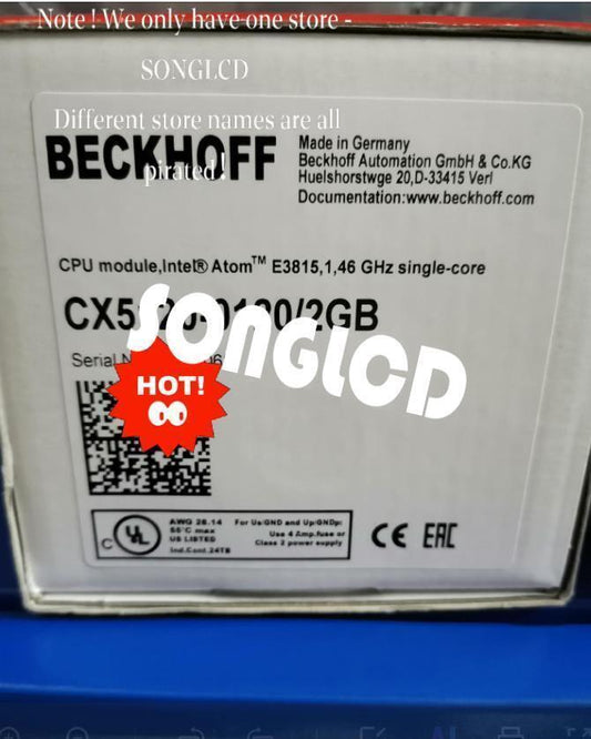 New CX5120-0120/2GB Industrial PC - TECHINNOVATOR