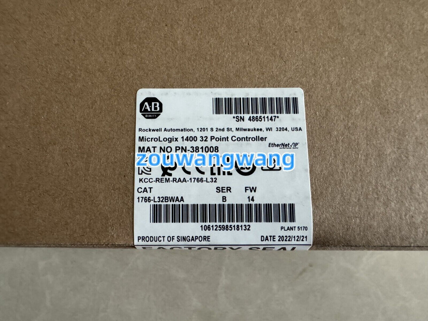Allen-Bradley Factory-Sealed MicroLogix1400 32-Point Controller - ALLEN-BRADLEY