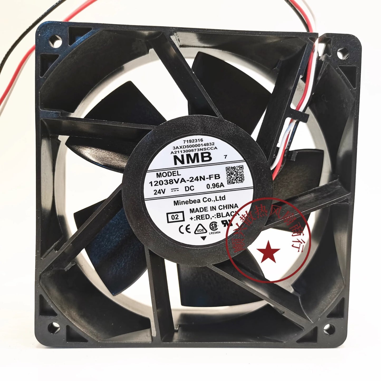 NMB 12038VA-24N-FB 12038 DC24V 0.96A 12CM 3-Wire Inverter Cooling Fan