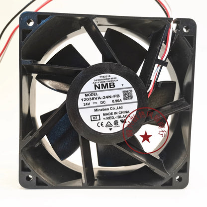 NMB 12038VA-24N-FB 12038 DC24V 0.96A 12CM 3-Wire Inverter Cooling Fan