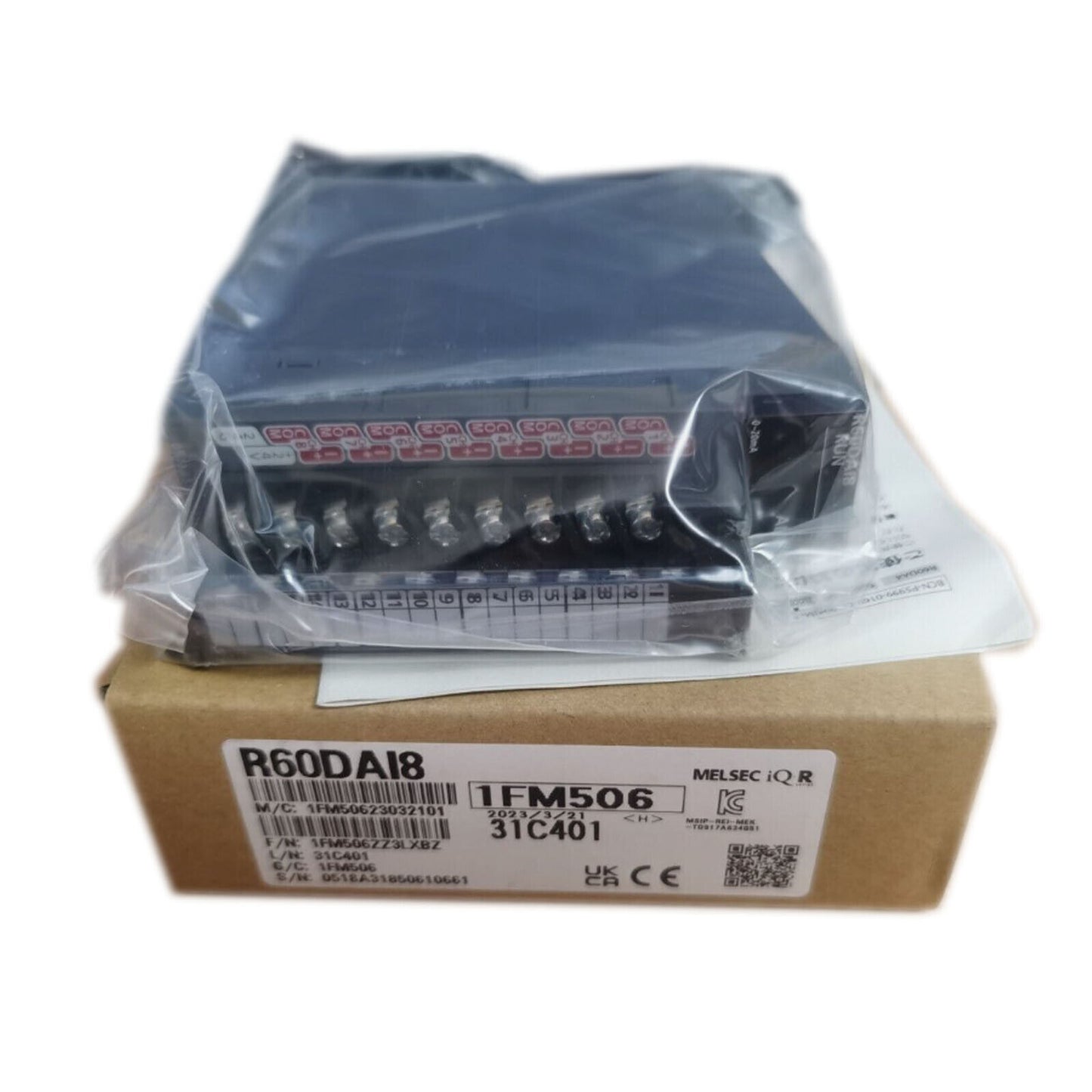 Mitsubishi R60DAI8 PLC Analog Unit - MITSUBISHI