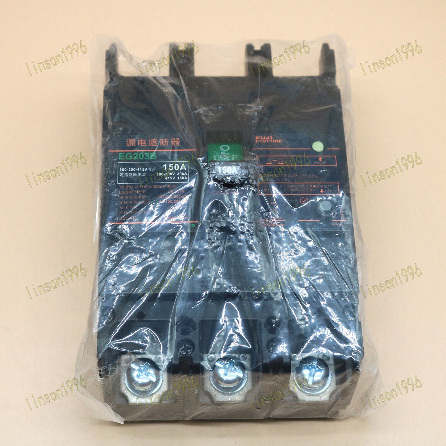 new One Fuji EG203B 150A 3-Phase Circuit Breaker In Box 1 Year - ONE FUJI