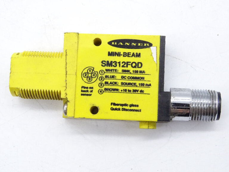BANNER ENGINEERING SM312FQD SENSOR - High-Precision Motion Sensors - BANNER ENGINEERING