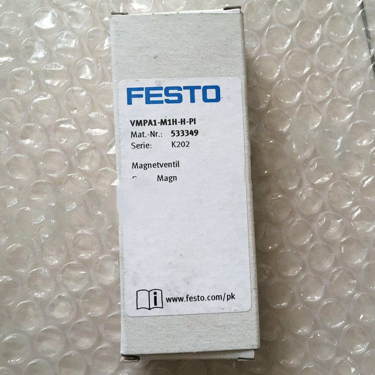 Festo VMPA1-M1H-H-PI 533349 Solenoid Valve - FESTO