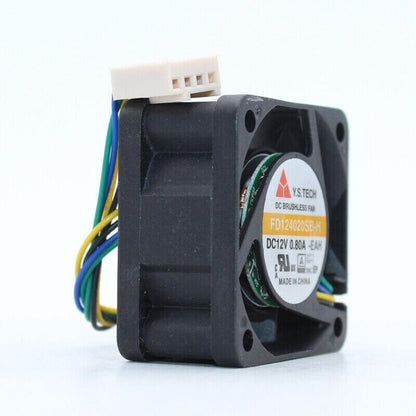 new Y.S.TECH FD124020SB-H 12V 0.80A 4020 4CM cooling fan