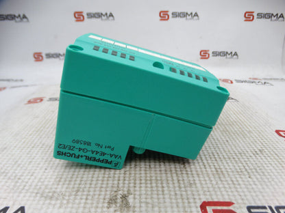 PEPPERL & FUCHS VAA-4EA-G4-ZE/E2 PLC MODULE | High-Reliability Industrial Automation Component | [VAA-4EA-G4-ZE/E2] | [24VDC] | [100kg Load Capacity] | [Industrial Ethernet, Modbus] | [4+4 Input/Output Terminal] | [Energy-Efficient Design] - PEPPERL & FUC