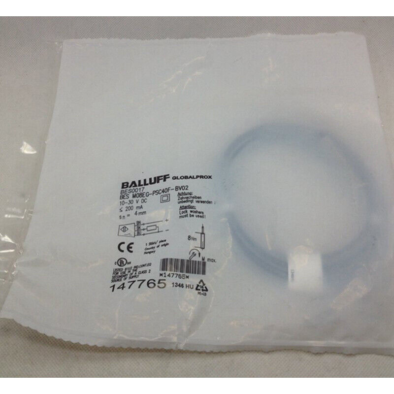 Balluff Proximity Switch BES M08EG-PSC40F-BV02 - BALLUFF