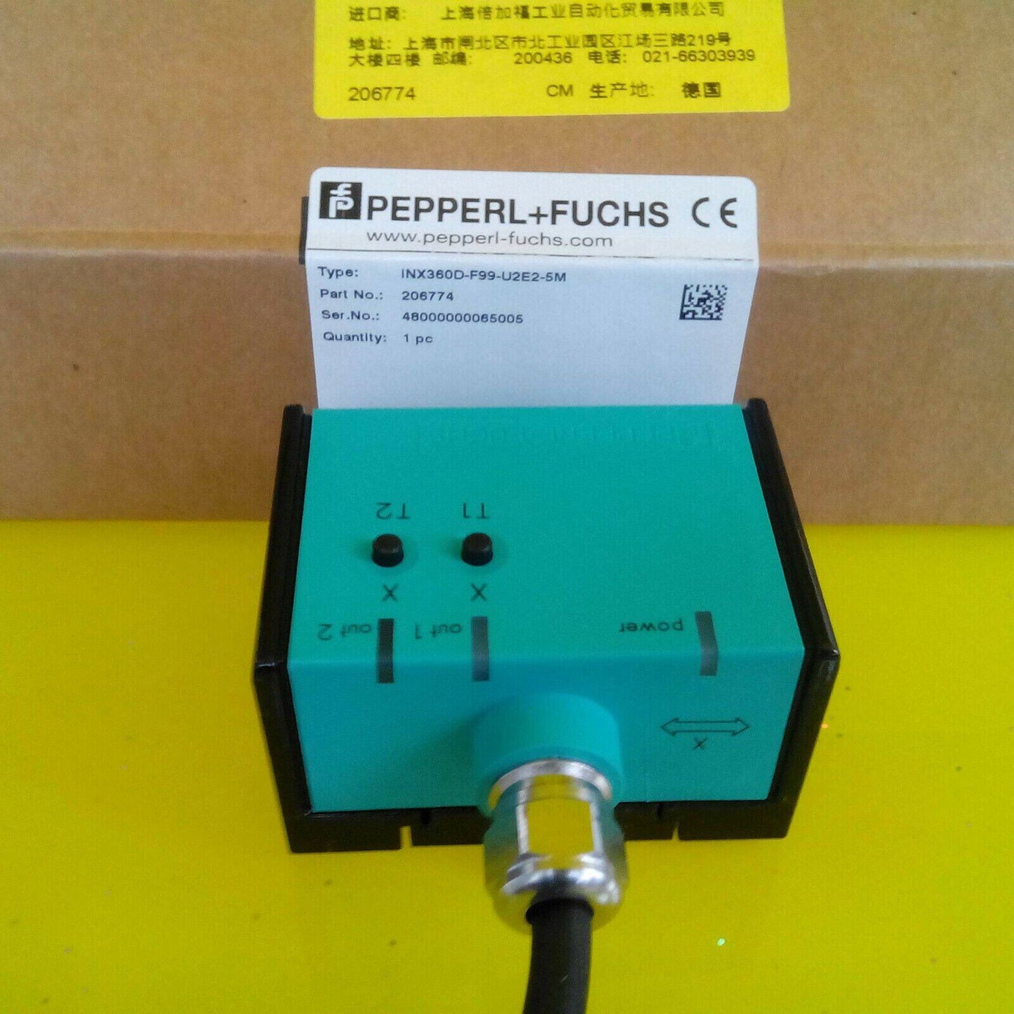 PEPPERL+FUCHS inx360d-f99-u2e2-5m - PEPPERL+FUCHS