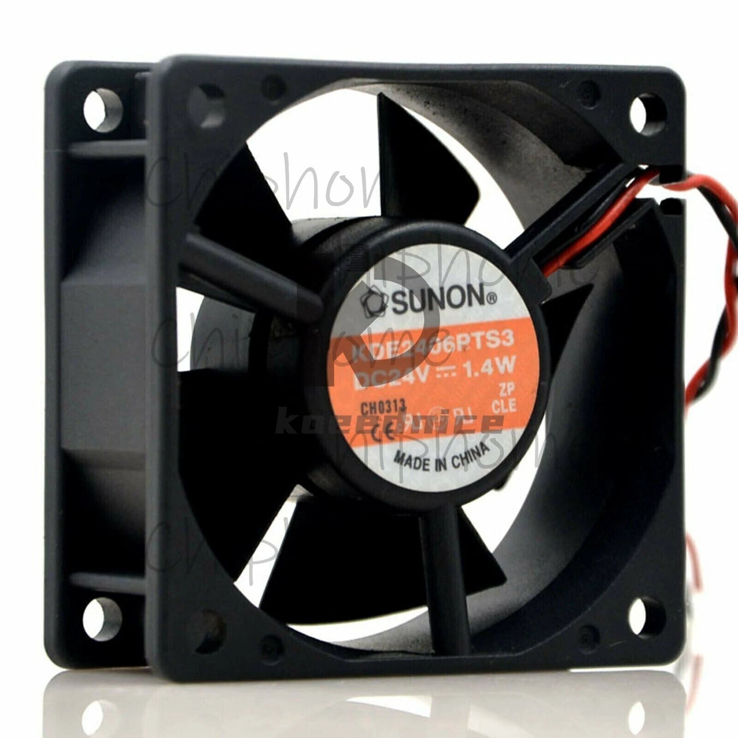 SUNON 6025 KDE2406PTS3 DC 24V 1.4W 60mm 6CM Inverter cooling fan