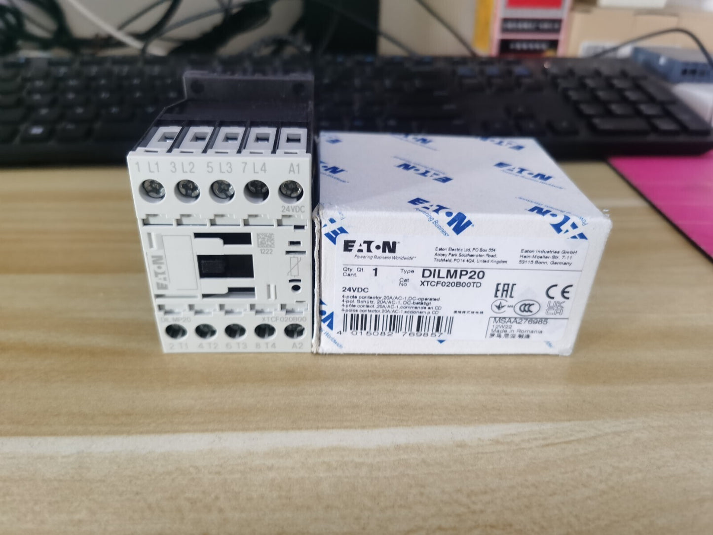 1PCS Eaton Moeller DILMP20 XTCF020B00TD DC Contactor 24VDC