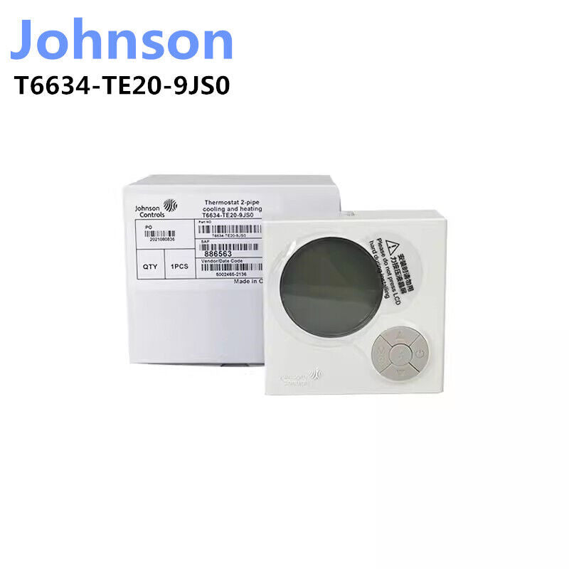 new 1pcs Johnson T6634-TE20-9JS0 Fan Coil Liquid Crystal Thermostat Panel