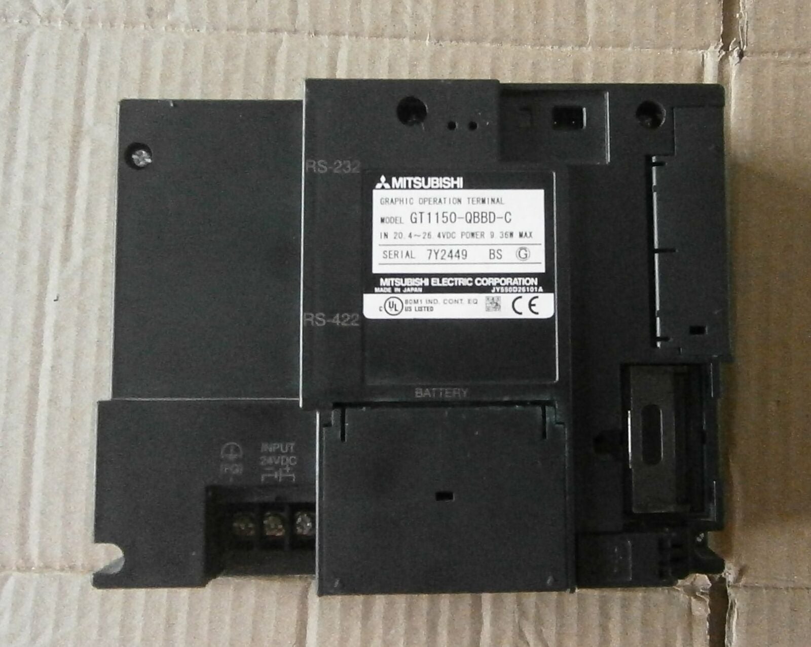 used Mitsubishi HMI GT1150-QBBD-C GOT1000 in good condition - MITSUBISHI