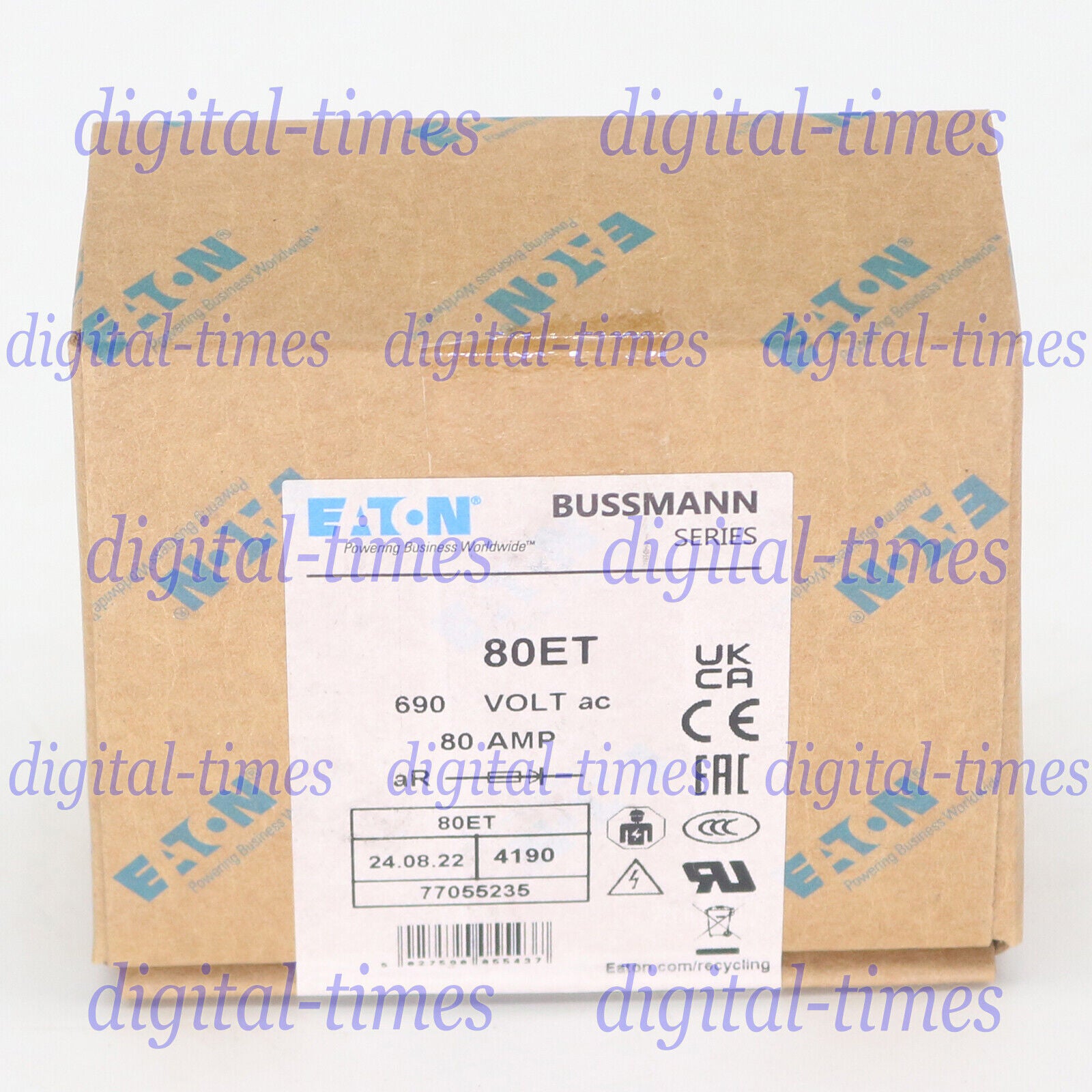 Fuse Bussmann Eaton BX88:4 80ET 80A 690V - BUSSMANN