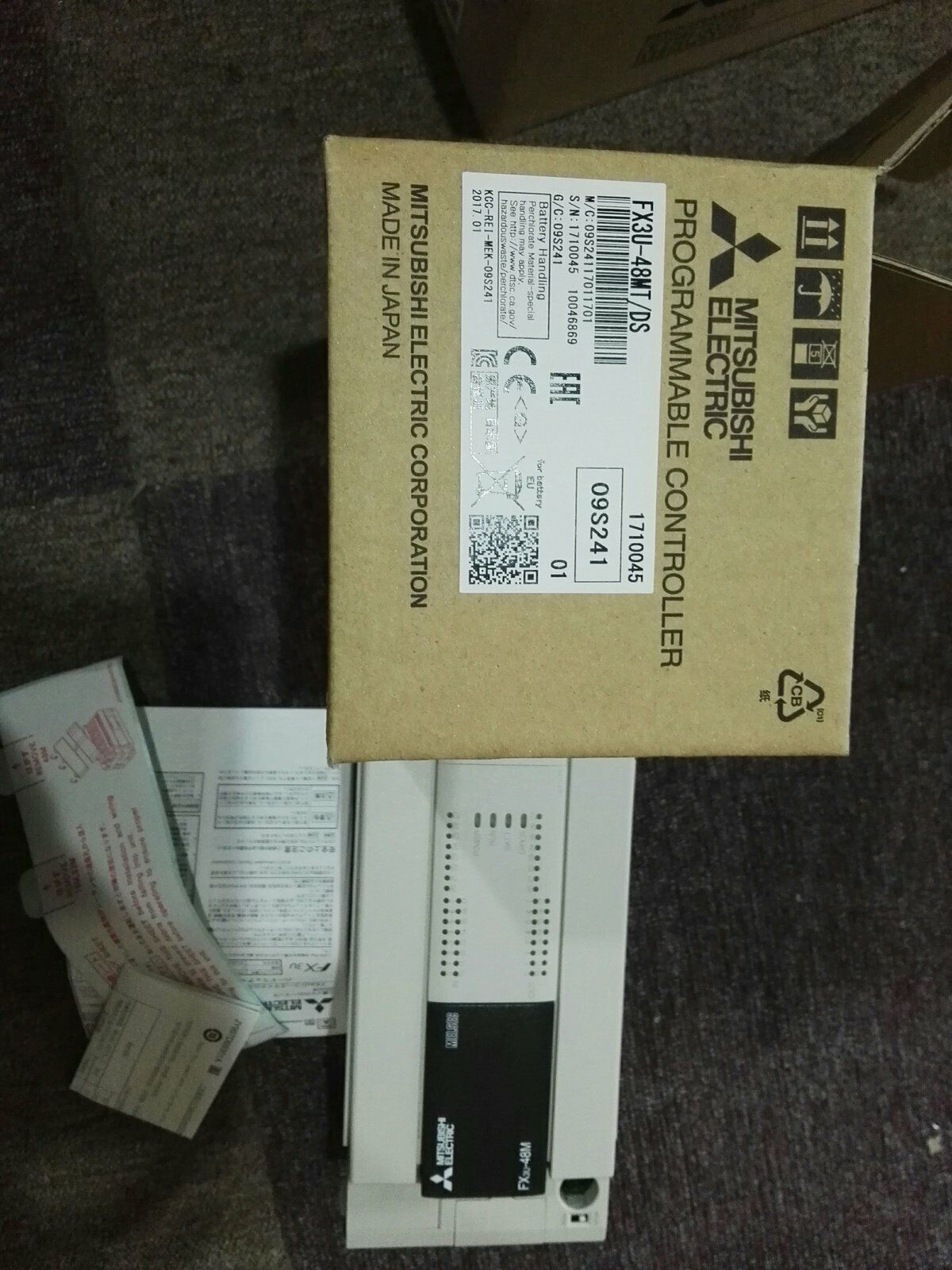 Mitsubishi Programmable Controllers FX3U-48MT-DS – One-Year Warranty - MITSUBISHI
