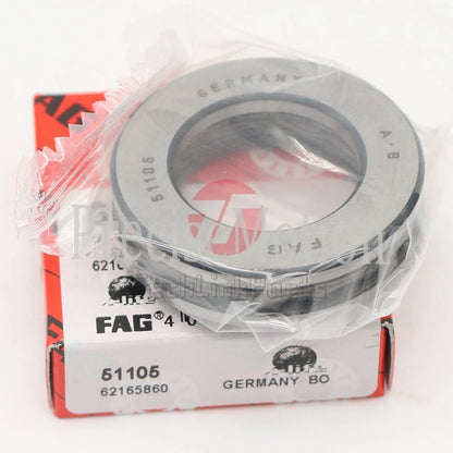 1PCS FAG 51105 Thrust Ball Bearings 25x42x11mm #MO
