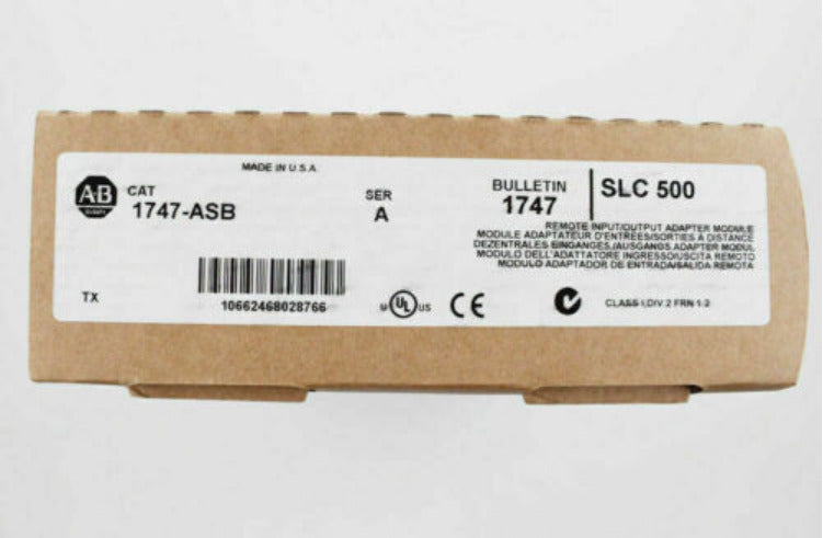 New Factory Sealed Remote Adapter Module 1747ASB SLC 500 - FACTORY SEALED PRODUCTS