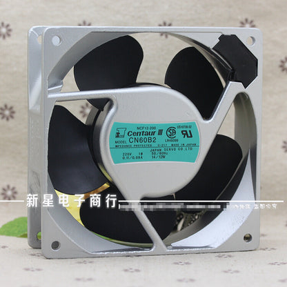 1pcs  SERVO CN60B2 220V 14W 12CM 12038 AC Double Ball Fan