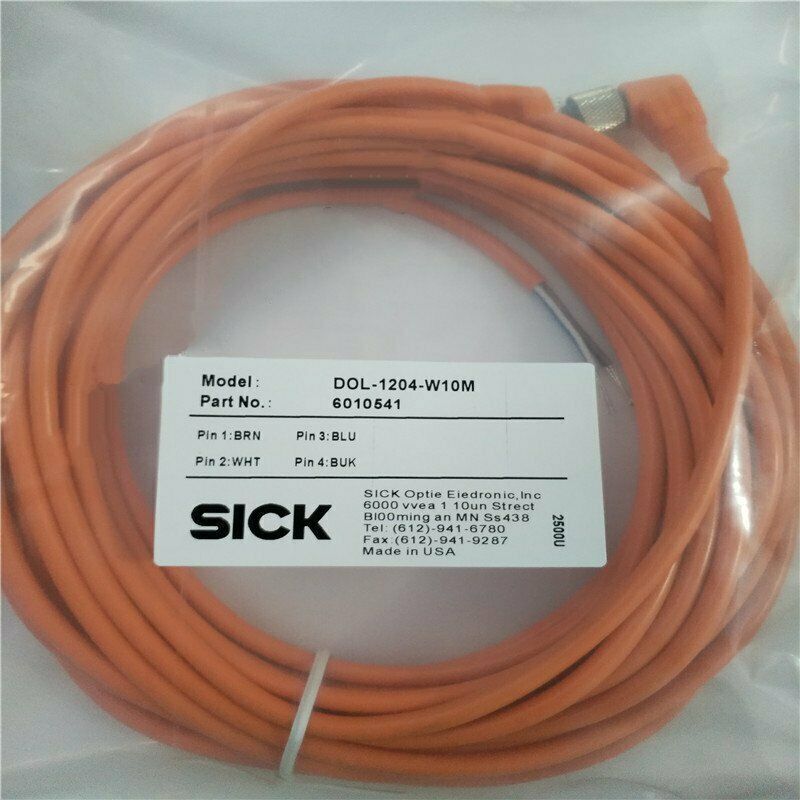 1PC Cable connector DOL1204W10M industrial grade cable connector SICK high performance cable connector - SICK