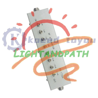 1Pcs 0 - 82DB VARIABLE/ STEP ATTENUATOR 50 OHM for Radio Transmitter~