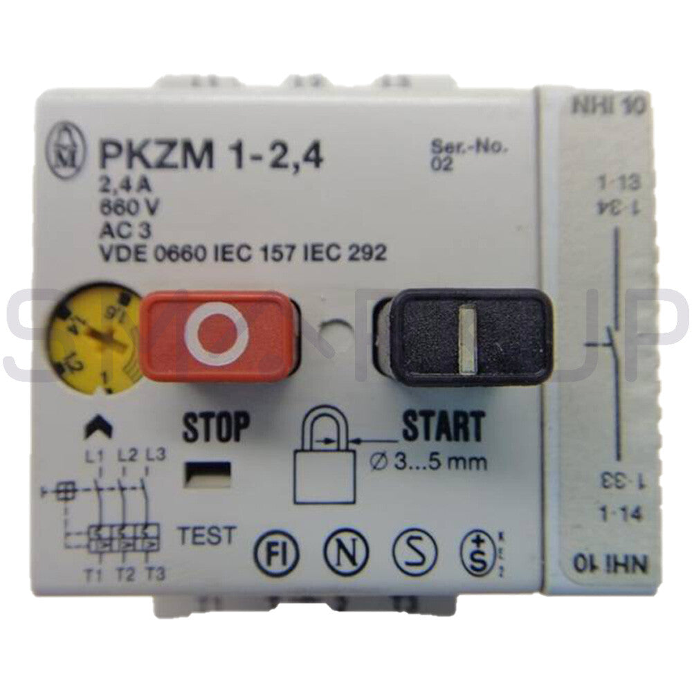 new In Box MOELLER PKZM1-2.4A PKZM1-2,4A Motor Circuit Breaker