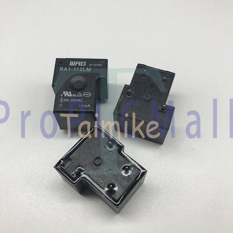 10Pcs WRG RA1-112LM 12VDC Power Relay 4Pins 30A 250VAC~