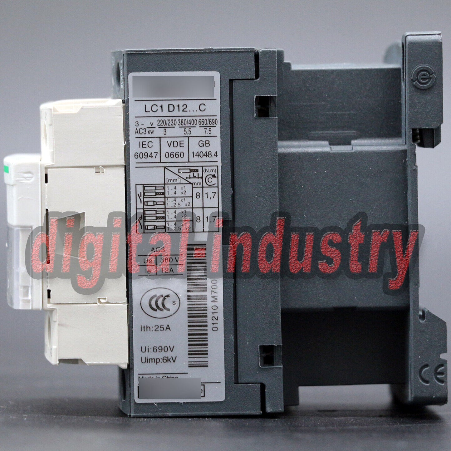 1PC TeSys D Contactor LC1-D12B7C Coil AC24V - TESYS