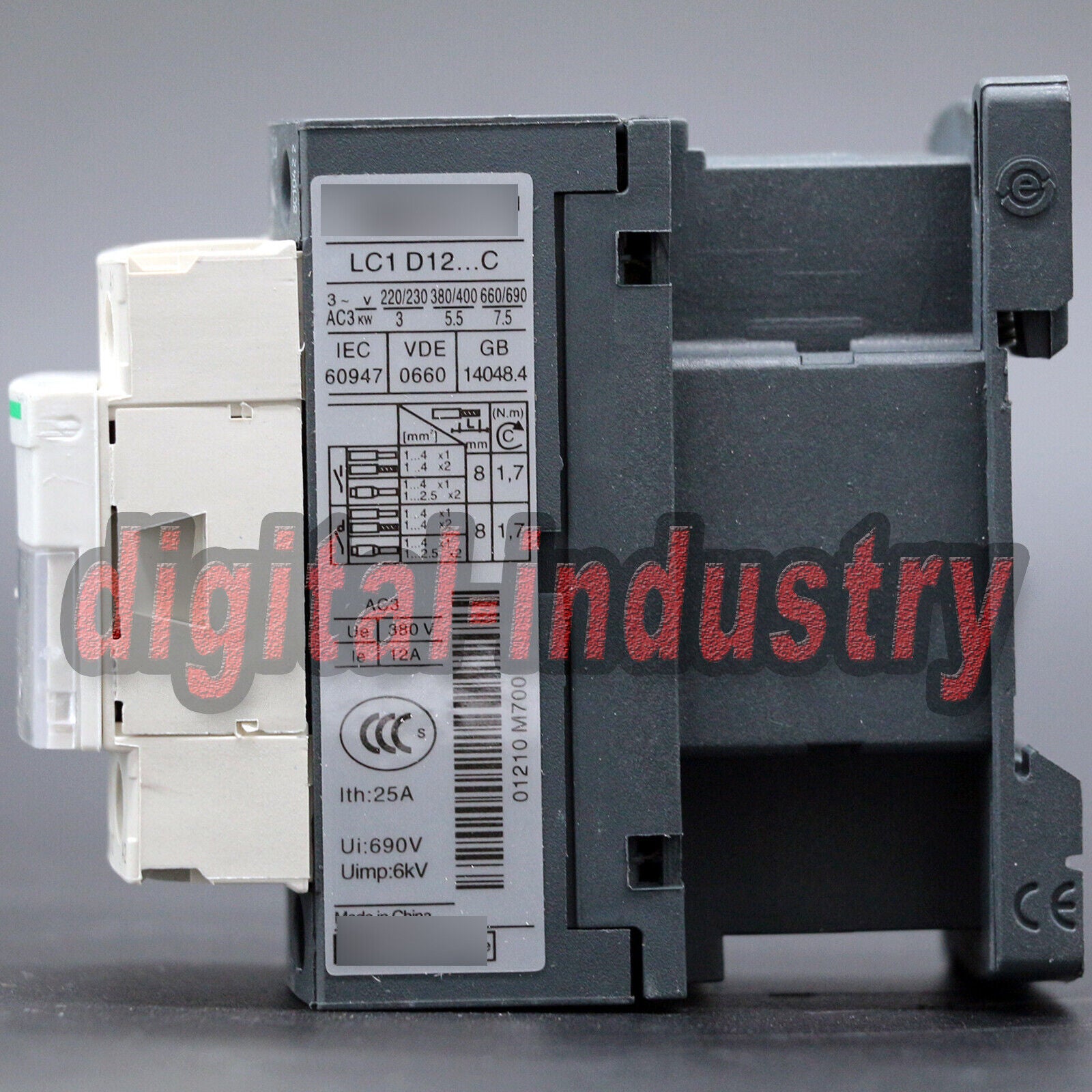 1PC TeSys D Contactor LC1-D12B7C Coil AC24V - TESYS