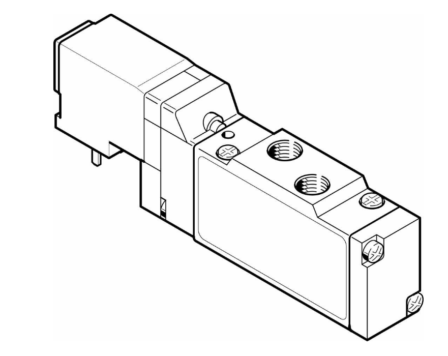 FESTO MEH-5/2-1/8-P-I-B 173404 Air Solenoid Valve - FESTO
