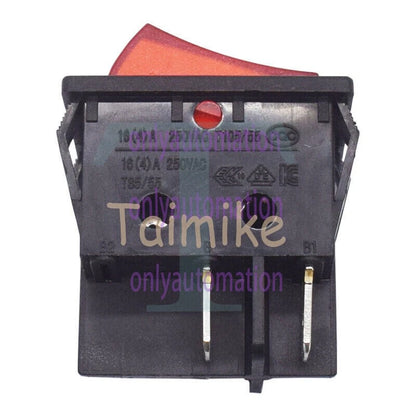 1PC LECI RS606 2position 4pin Rocker Switch 16A250V T105/55 Red with Lamp#