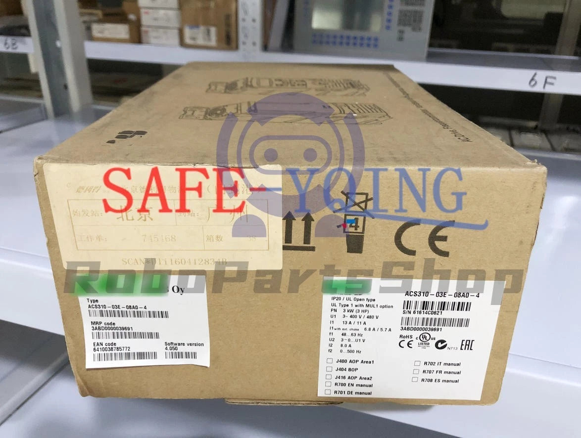 1PCS ABB Inverter ACS310-03E-08A0-4 3KW