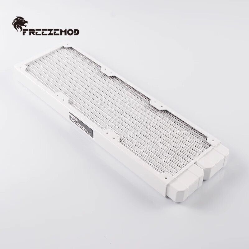 new 360mm Computer Water-cooled Copper Radiator Row 14 Flat Tubes  white