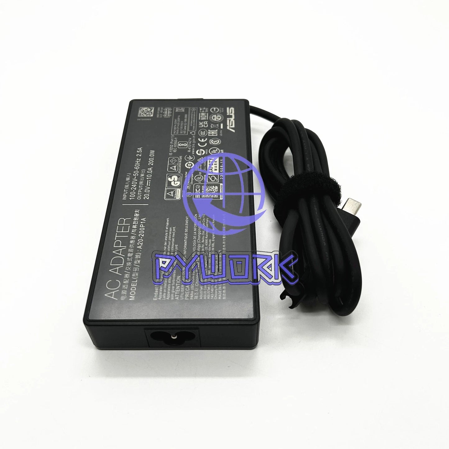 ASUS A20-200P1A 200W 20V 12A AC Adapter Charger Proprietary Rectangular-