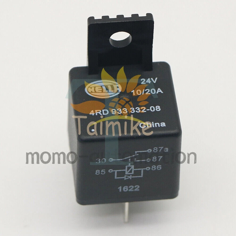 HELLA 4RD933332-08 24VDC 10A 20A Power Relay 5Pins 5PCS
