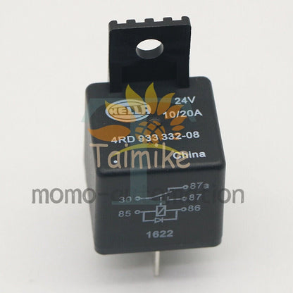 HELLA 4RD933332-08 24VDC 10A 20A Power Relay 5Pins 5PCS