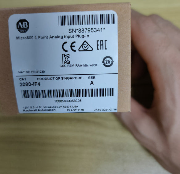New Factory Sealed AB 2080-IF4 Micro800 Plug-in Module - KOEED