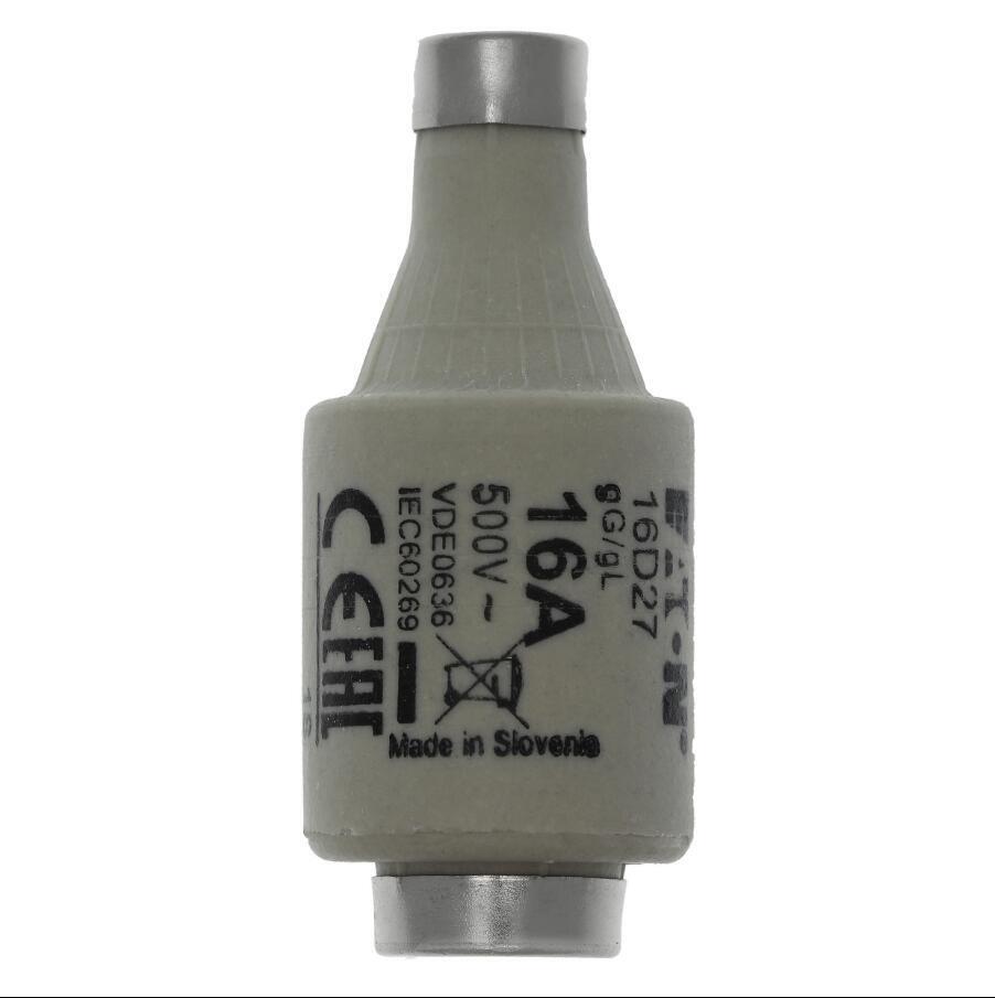 Bussmann 16D27 Low Voltage D Fuse 500V 16A Class C gL/gG Time Delay - BUSSMANN