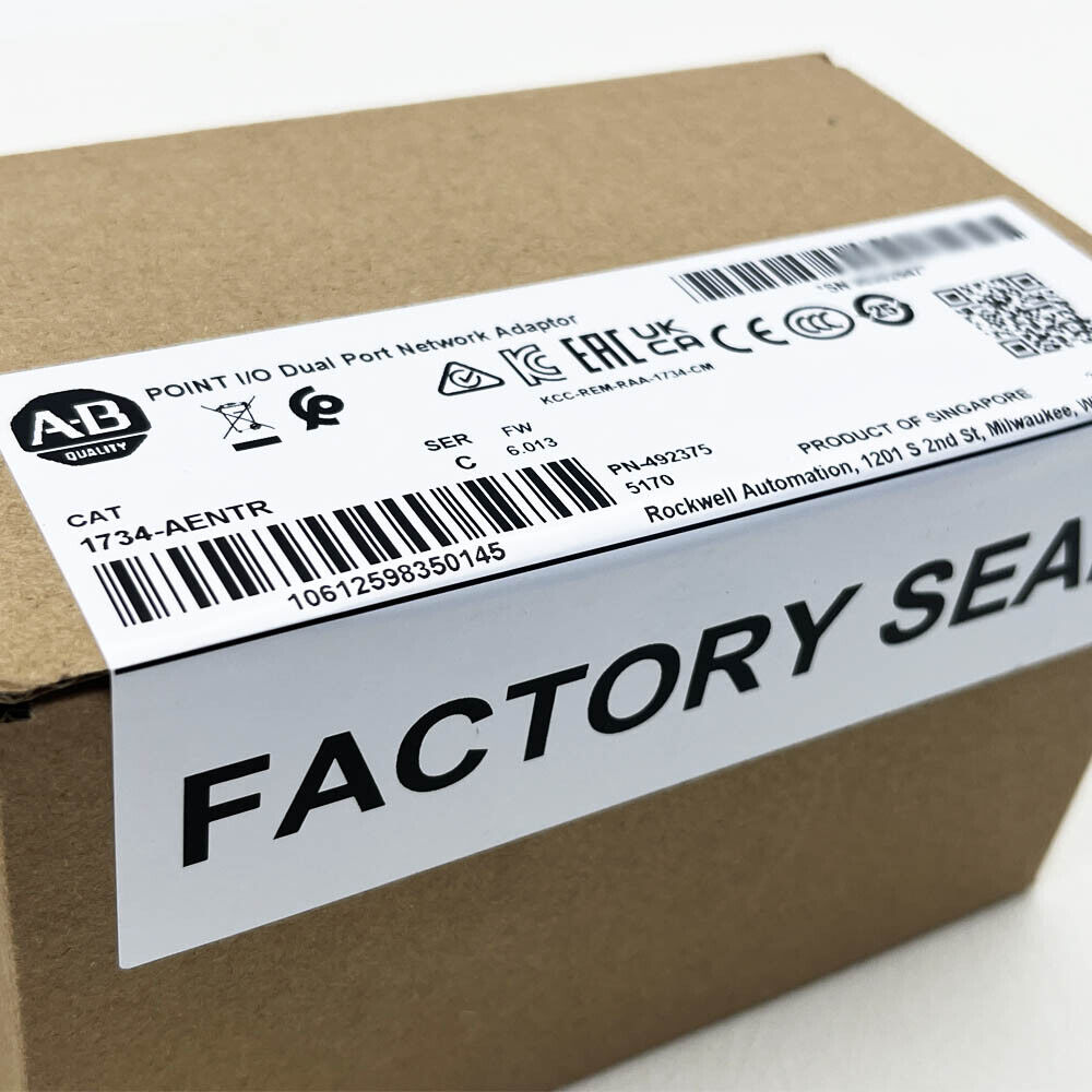 NEW Sealed AB 1734-AENTR SER C POINT Dual Port Network Adaptor 1734AENTR - KOEED