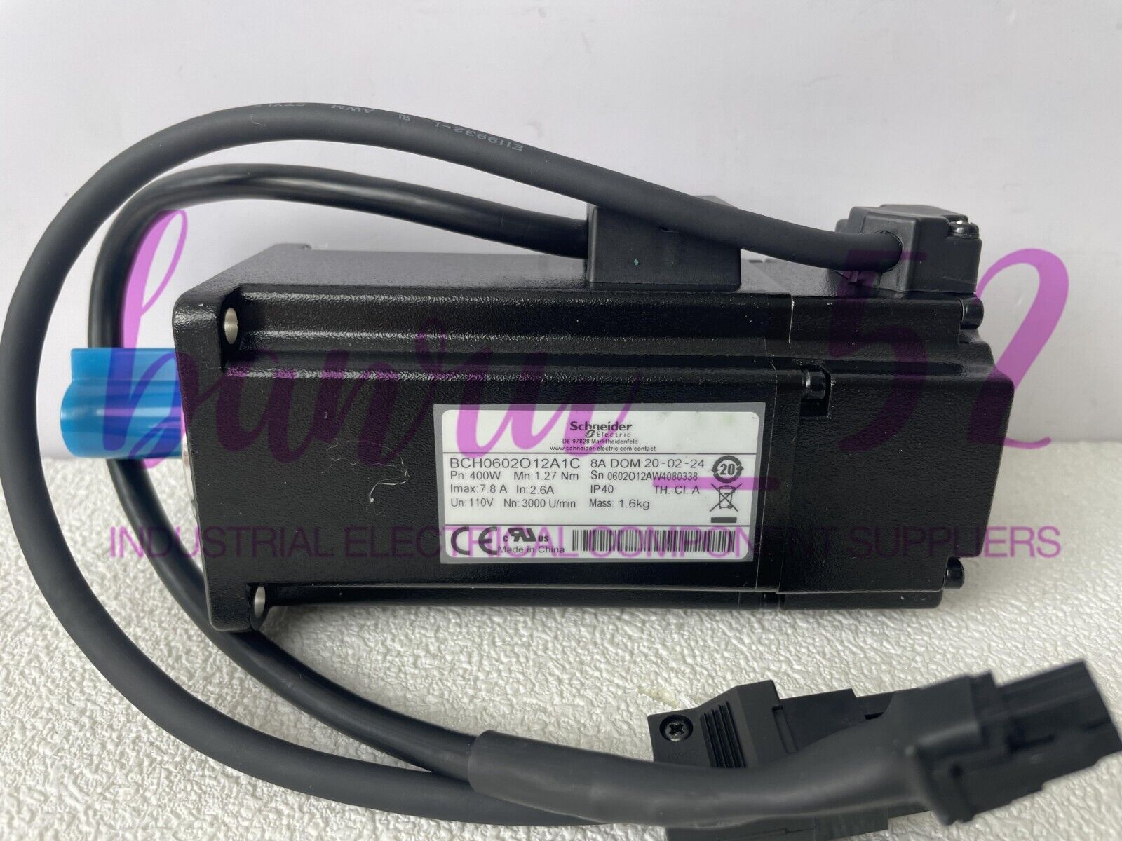 1PC Schneider BCH0602O12A1C Servo Motor 400W - SCHNEIDER