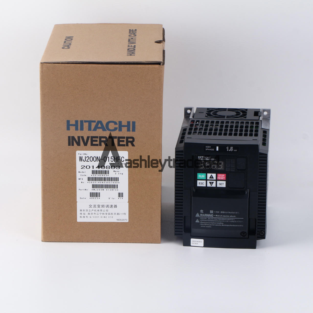 new 1PC  HITACHI Inverter WJ200N-015HFC 1.5KW