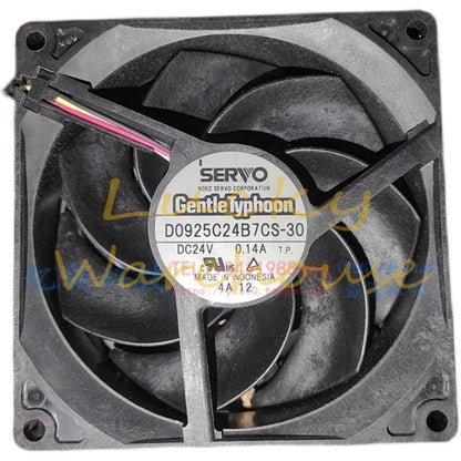 SERVO D0925C24B7CS-30 DC24V 0.14A 3-Wire Cooling Fan