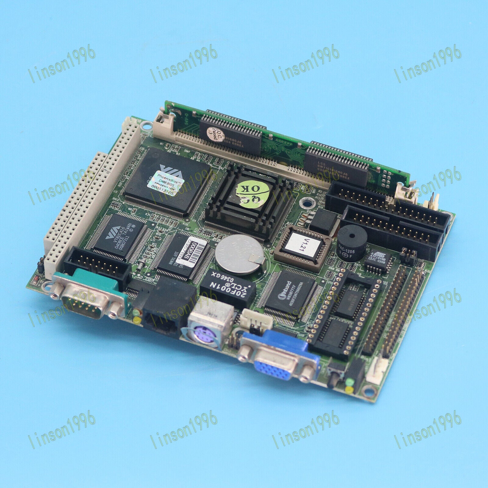 used  Advantech 3.5 industrial Mainboard PCM-1823 Rev.B1 Tested It In OK Advantech