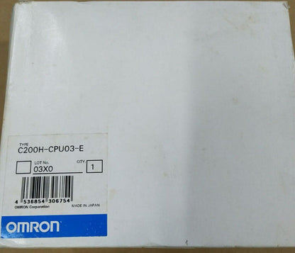OMRON C200H-CPU03-E: High-Performance CPU Solution for Your Next Project - OMRON