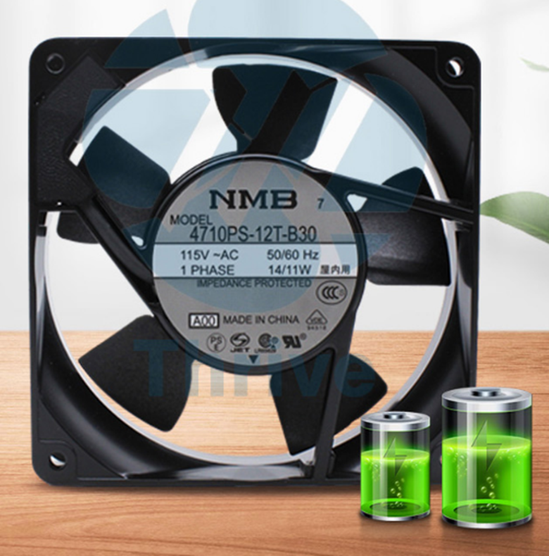new NMB 4710PS-12T-B30 12 Cm AC Cooling Fan 12025 115V 14 - NMB