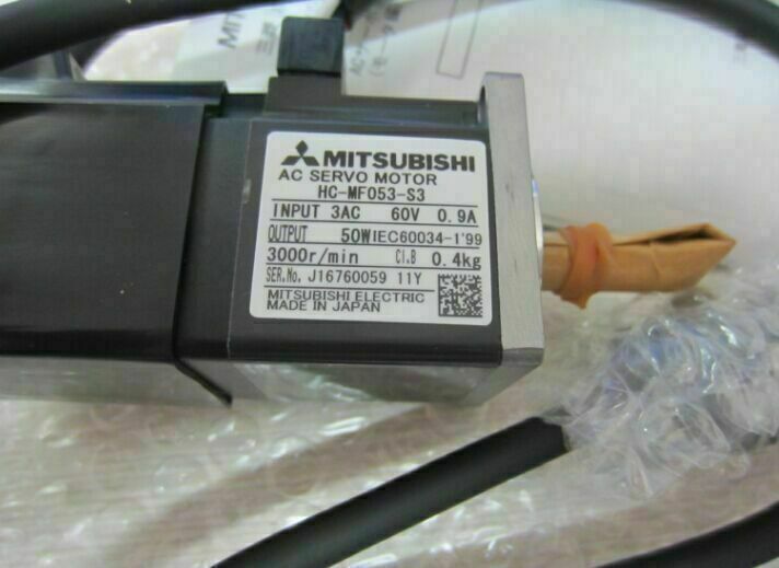 new 1PC Mitsubishi HC-MF053-S3 Servo Motor HCMF053S3 One Year In Box - MITSUBISHI