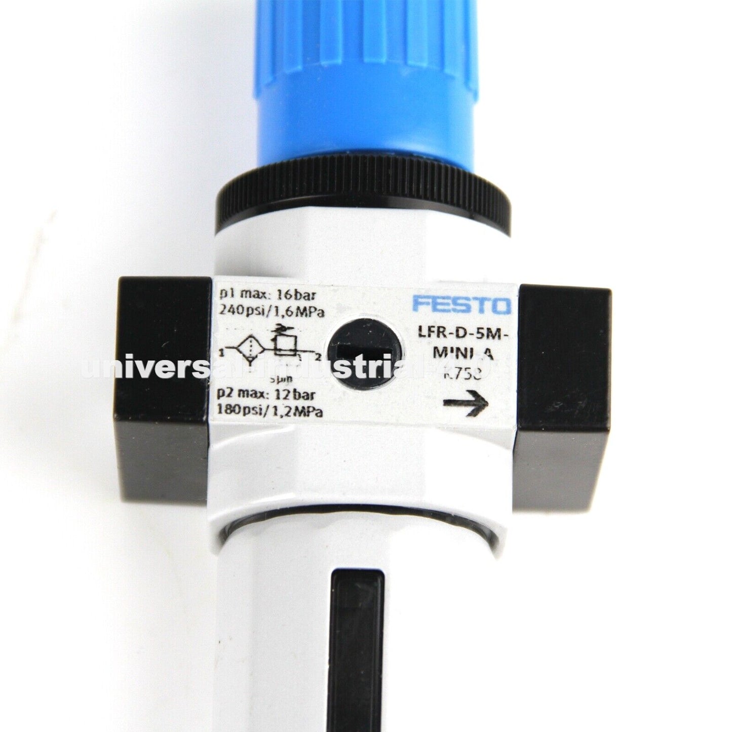 New FESTO LFR-1/4-D-5M-MINI 162719 Filter Regulator with Pressure Gauge - FESTO