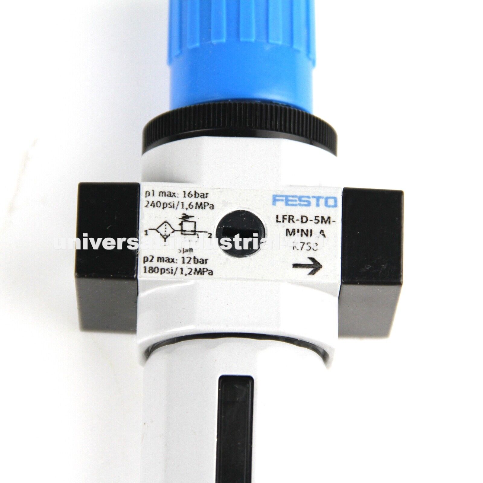 New FESTO LFR-1/4-D-5M-MINI 162719 Filter Regulator with Pressure Gauge - FESTO