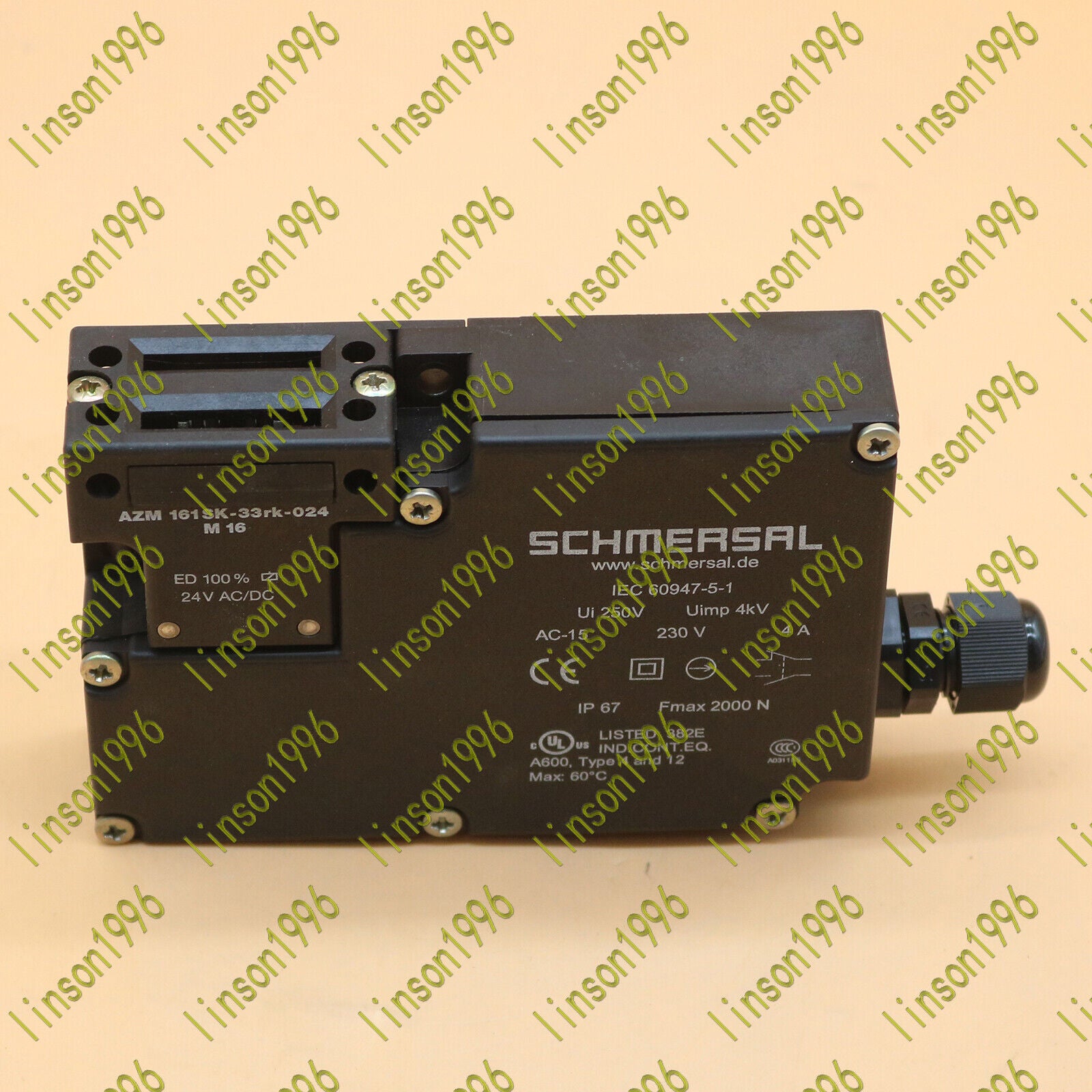Schmersal AZM161SK-33RK-024-M16 Safety Door Lock Switch In Box - SCHMERSAL